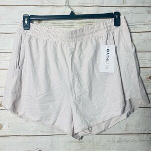 Athleta Women's Light Cream Athletic Shorts